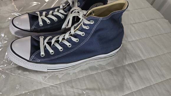 Converse Chuck Taylor All Star Classic Navy High Top Sneakers - Picture 4 of 9